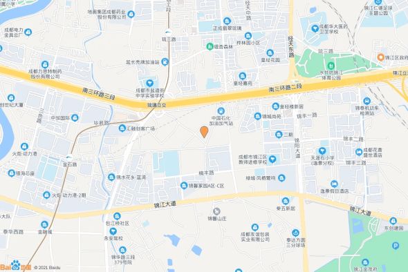 锦江区成龙街道棬子树村1、2、3组交通图