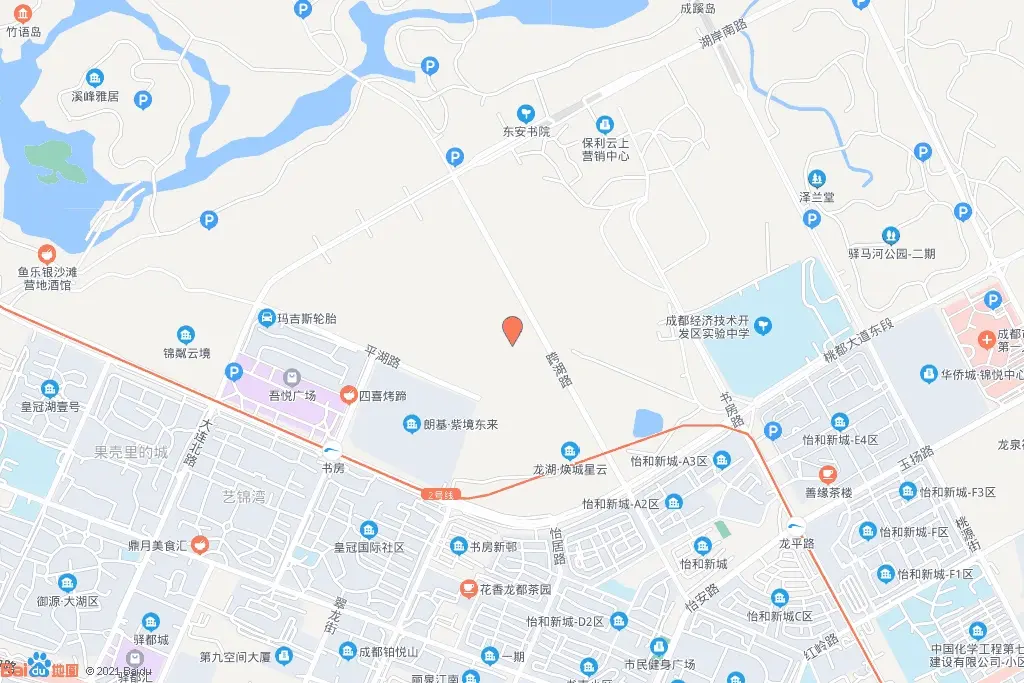 东安街道东干渠一路以北、跨湖路以西交通图