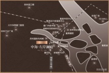 中海·左岸澜庭交通图