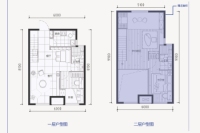 C户型建面约68.5㎡