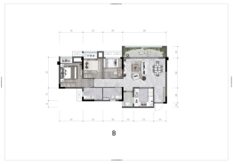 中建启宸3室2厅1厨2卫建面94.00㎡