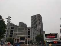 新华文化广场实景图在建工地