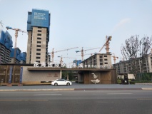 花海未来城实景图在建工地