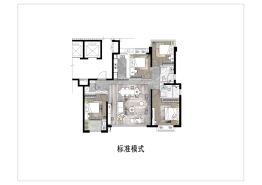 湿地公园TOD·璞瑞4室2厅1厨2卫建面143.00㎡