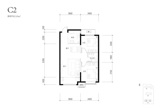 东亚臻园户型图