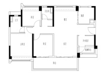 建面115平户型图