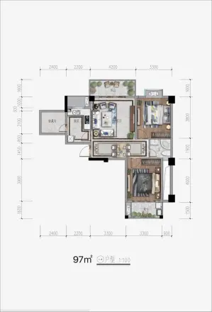嘉德瑞璟户型图