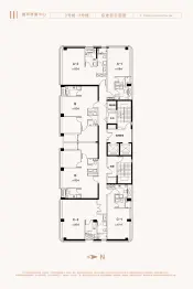 建邦财富中心1室1厅1厨1卫建面58.00㎡