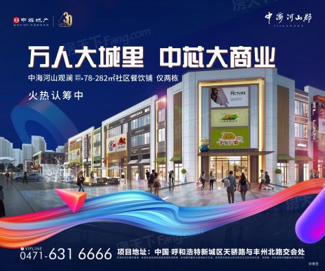 中海河山郡效果图