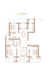 京投发展·璟悦府3室2厅1厨2卫建面232.00㎡