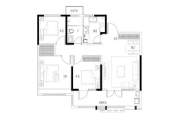 立国经典院子3室2厅1厨1卫建面109.78㎡