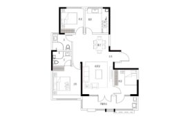 立国经典院子3室2厅1厨2卫建面119.76㎡