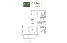 拓基鼎元府3室2厅1厨2卫建面124.00㎡