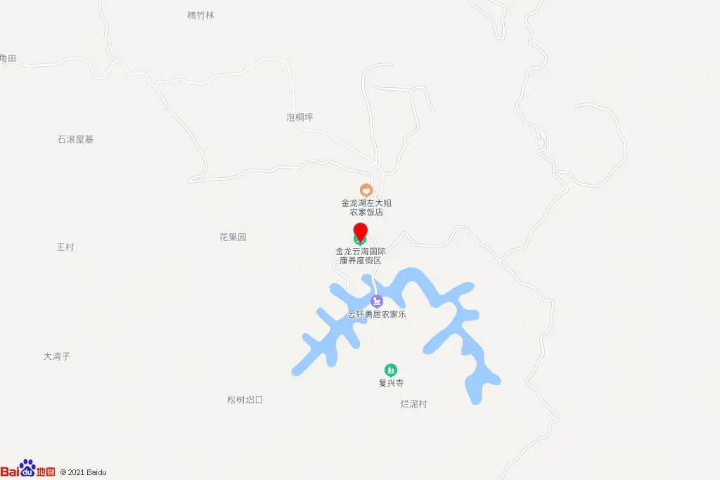 浩创金龙云海国际康养度假区交通图