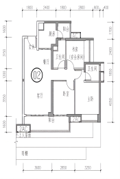 保利东湾3室2厅1厨2卫建面98.18㎡