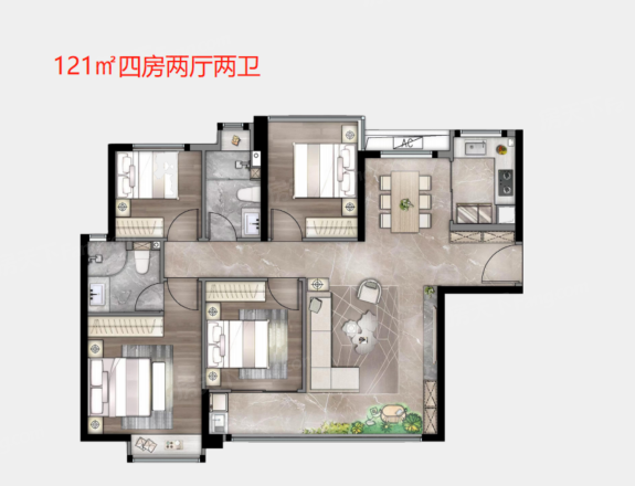 联发保利·臻樾户型图