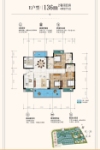 二期樾江府E136平方米户型