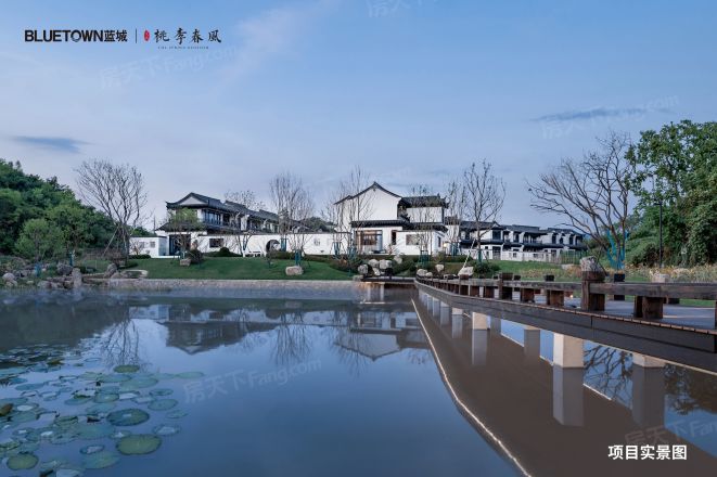 蓝城义乌桃李春风实景图