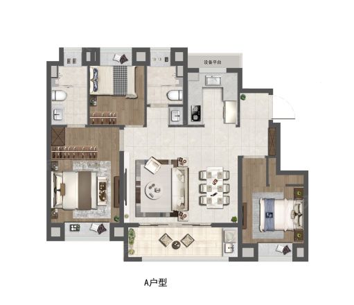 安联湖山悦别墅户型图