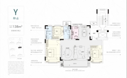 昕晖鼓韵风华4室2厅1厨2卫建面138.00㎡