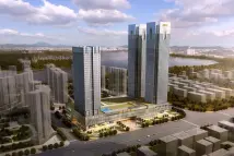 鑫洲·湖心岛1号效果图