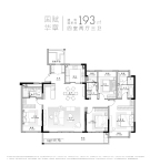 国赋华章建面约193㎡