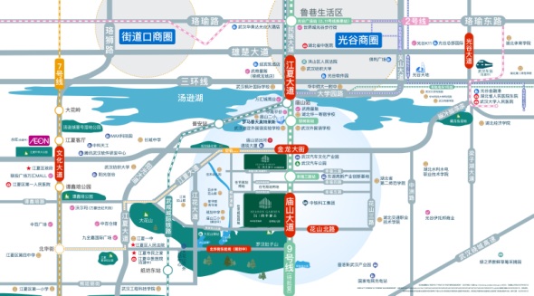 经发金地·四季都会｜如院交通图
