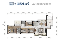 ②154㎡户型图-5室2厅2卫-01户型