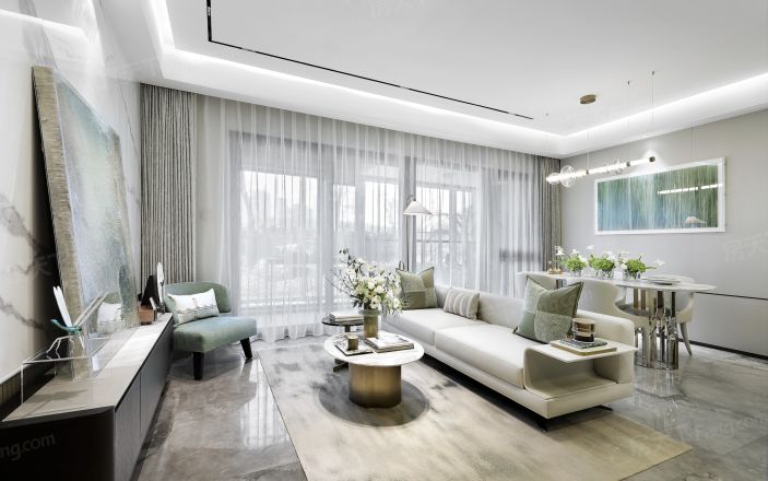 绿城城投·晓风印月实景图