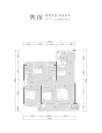 建面约117平户型