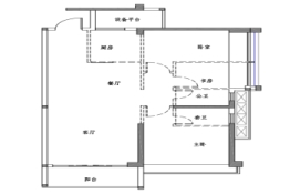 东港豪庭3室2厅1厨2卫建面106.00㎡