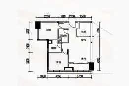 保利碧桂园天汇·云湾3室1厅1卫建面100.00㎡