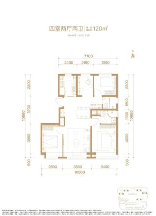 首开金茂望京樾户型图