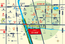 华协·滨河丽都区域交通图