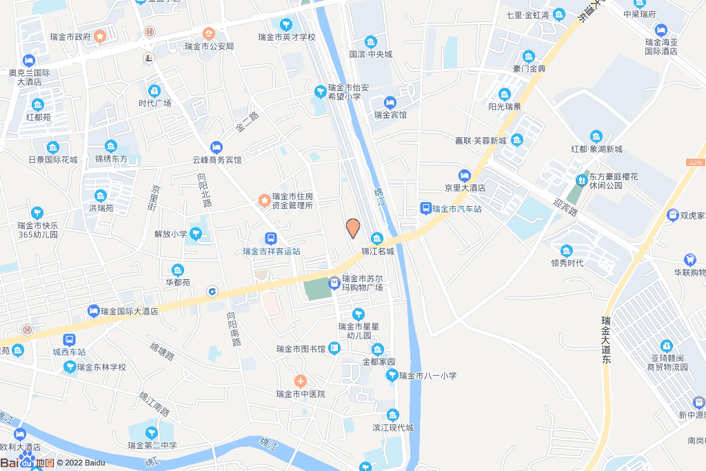 红都大道与绵江西路交叉口LCQ13-A01地块交通图