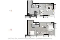 建面约53平商办户型图