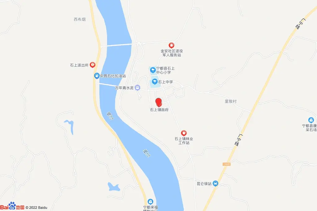 石上镇康庄大道南侧B10地块交通图