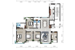 公园壹号5室2厅1厨3卫建面249.00㎡