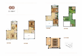 新长海玖龙台5室2厅3卫建面180.00㎡