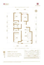 厚德雅园3室2厅1厨1卫建面121.17㎡