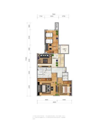 兴创荣墅户型图