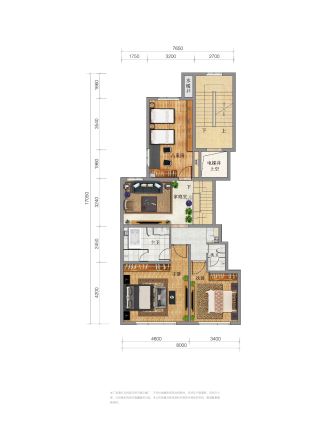 兴创荣墅户型图