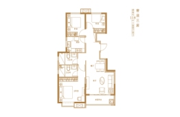 新御峰3室2厅1厨2卫建面118.00㎡