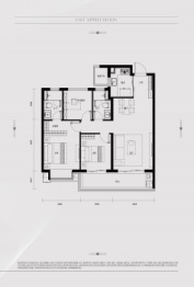 保利·和颂望悦3室2厅1厨2卫建面98.00㎡