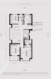 保利·和颂望悦4室2厅1厨2卫建面115.00㎡