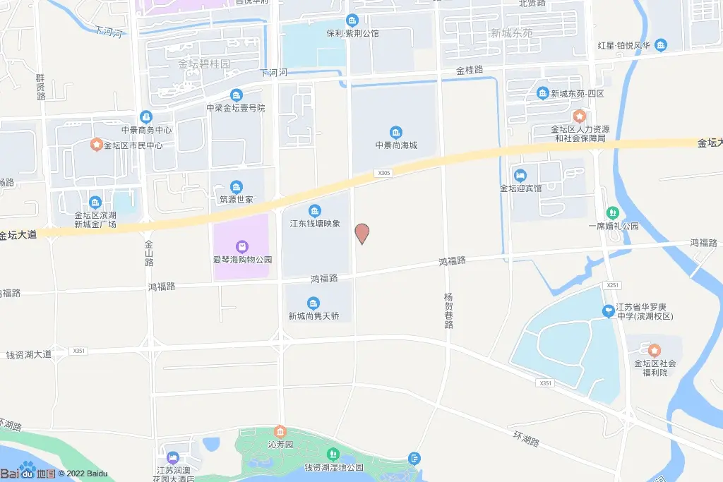 金坛大道南侧、新城路西侧地块一交通图