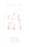 山水首府65平户型