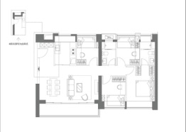 合正观澜汇·云庭4室2厅1厨2卫建面129.00㎡