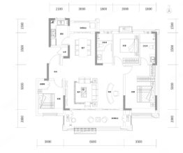 中丞·时代誉峯3室2厅1厨2卫建面129.00㎡