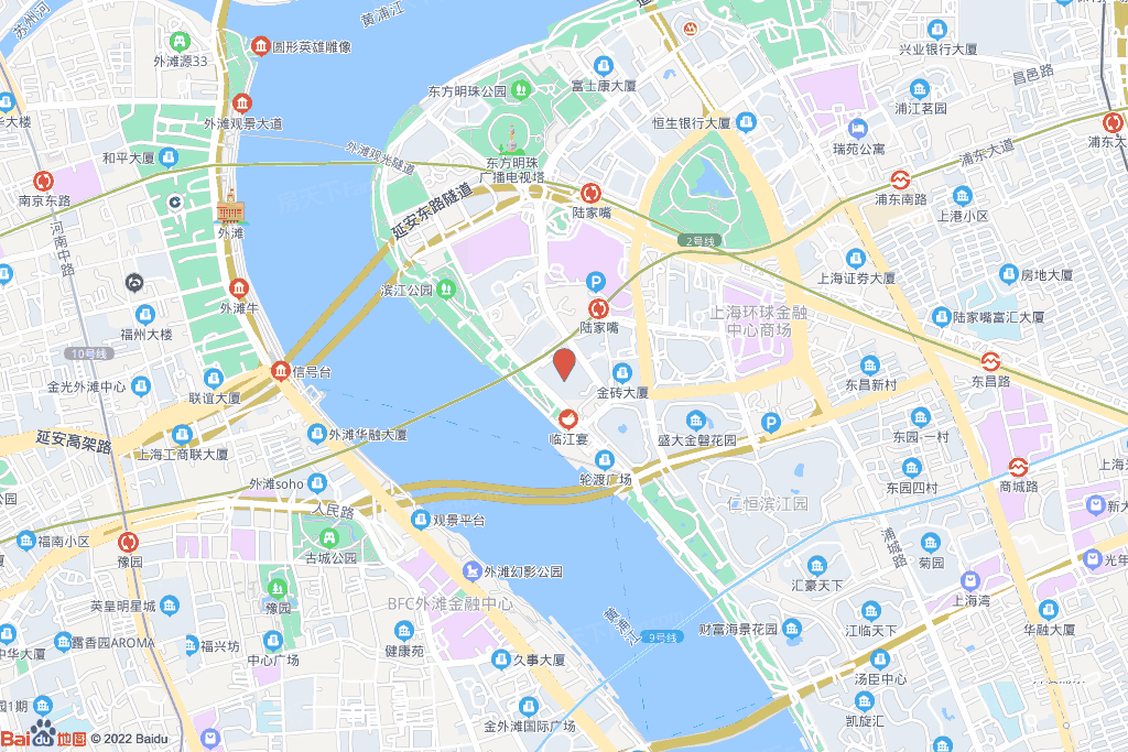 汤臣一品交通图